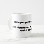 Lustiger Haustier-Humor Kaffeetasse (Vorderseite Links)