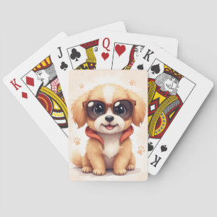 Lustiger Havanese Kawaii Hund Spielkarten