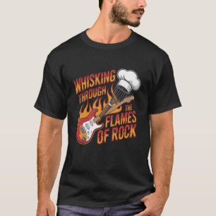 Lustiger Heavy Metal Bäcker Rock and Roll Koch T-Shirt