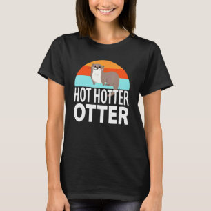 Lustiger Heiß Heißer Otter Otter Liebe Sagen Fisch T-Shirt