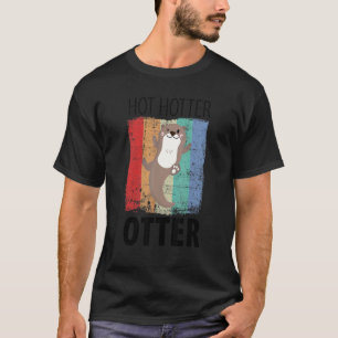 Lustiger Heiß Heißer Otter Otter Liebesspruch Fisc T-Shirt