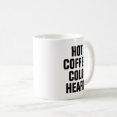 Lustiger heißer Kaffee-kaltes Kaffeetasse (VorderseiteRechts)