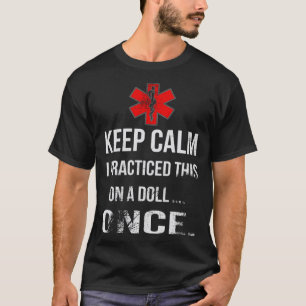 Lustiger Helfer des Arztes, Krankenschwester-Desig T-Shirt