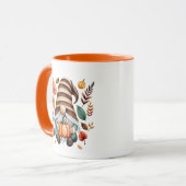Lustiger Herbst-Saison-Gnom Tasse (Vorderseite Links)