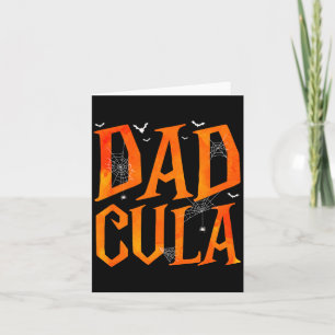 Lustiger Herren Dadcula Halloween Papa Kostüm Moms Karte