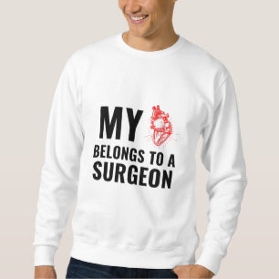 Lustiger Herzchirurg Sweatshirt