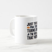Lustiger Hexen-Test Halloween-Zitat Vektor-Design_ Kaffeetasse (Vorderseite Links)