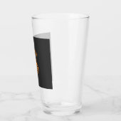 Lustiger Hexenkessel Halloween Glas (Links)
