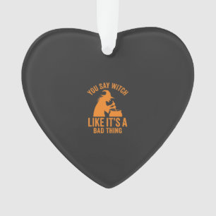 Lustiger Hexenkessel Halloween Ornament