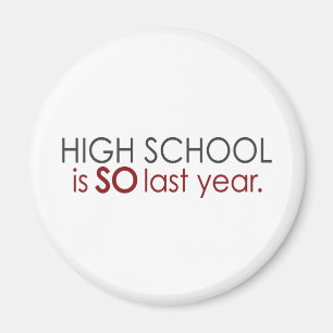 Lustiger Highschool Absolvent Magnet