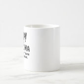 Lustiger Hilfe-an-oma-anrufen-Geschenk Großmutter Kaffeetasse (Mittel)