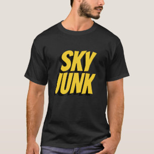 Lustiger Himmel Müll Skydiving T-Shirt