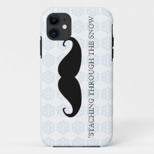 Lustiger Hipster-Schnurrbart-Feiertag Xmas-Schnurr Case-Mate iPhone Hülle