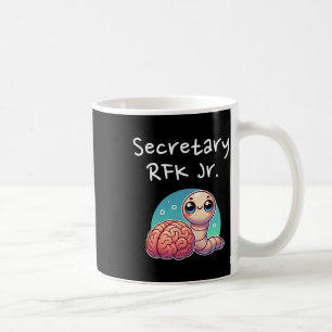Lustiger Hirnwurm-Sekretär Rfk Jr. Kaffeetasse