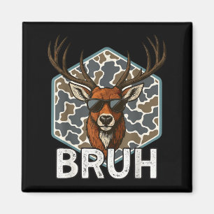 Lustiger Hirschjäger, lustige Hirschjagd, Tarnung  Magnet