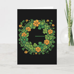 Lustiger hispanischer St. Patrick's Day Küss mich, Karte