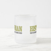 Lustiger Historiker Mattglastasse (Mittel)