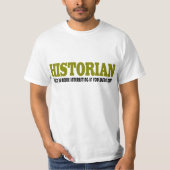 Lustiger Historiker T-Shirt (Vorderseite)