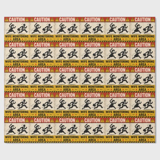 Lustiger Hochzeitswitz  Geschenkpapier (Flach)