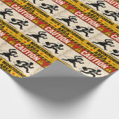 Lustiger Hochzeitswitz  Geschenkpapier (Ecke)