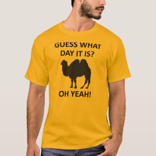 Lustiger Höcker-Tag-Kamel-T-Shirt T-Shirt