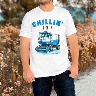 Lustiger Hockey-Fan chillen wie eine Eisaufbereitu T-Shirt