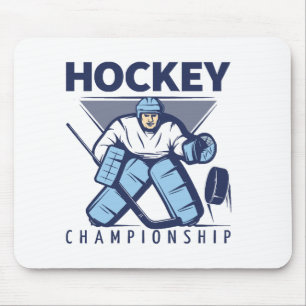 Lustiger Hockey Mousepad