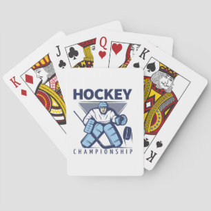 Lustiger Hockey Spielkarten