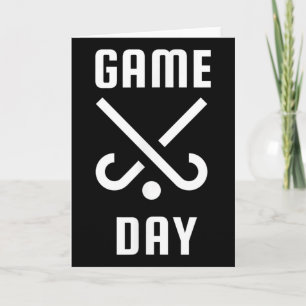 Lustiger Hockey-Spieltag-Mama- und Papa-Geist Wea Karte