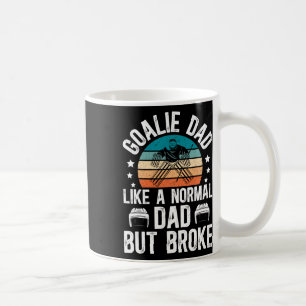 Lustiger Hockey-Torhüter-Vater eines Hockey-Torhüt Kaffeetasse