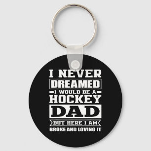 Lustiger Hockey-Vater Eishockey-Väter  Schlüsselanhänger