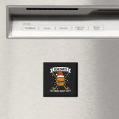 Lustiger Hockeyspieler, Mutter, Frau Weihnachtsmüt Magnet (In Situ (Geschirrspüler))