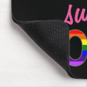 Lustiger homosexueller Homo-Bonbon-Homo Mousepad (Ecke)
