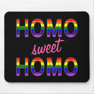Lustiger homosexueller Homo-Bonbon-Homo Mousepad
