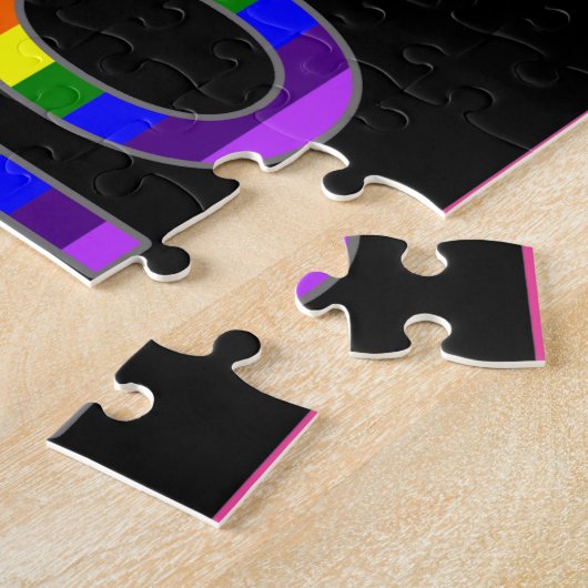 Lustiger homosexueller Homo-süße Puzzle (Seite)