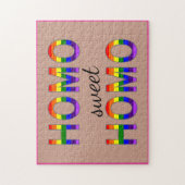 Lustiger homosexueller Homo-süße Puzzle (Vertikal)