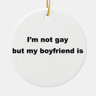 Lustiger homosexueller Slogan! Keramikornament