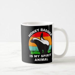 Lustiger Honigdachs ist mein Seelentier  Kaffeetasse