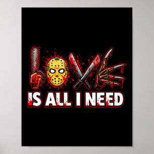 Lustiger Horror Liebe ist alles, was ich brauche S Poster