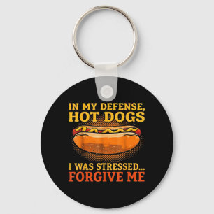 Lustiger Hot-Dog-Liebhaber-Humor Wiener Grillen BB Schlüsselanhänger