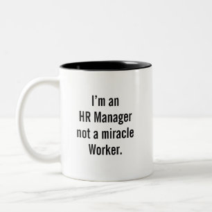 Lustiger HR-Manager Zweifarbige Tasse