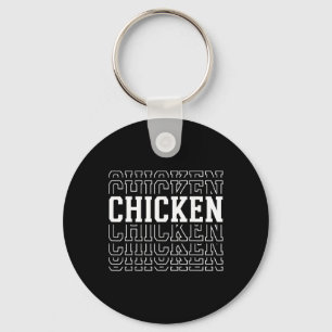 Lustiger Huhn-geschichteter Text Haustierbesitzer Schlüsselanhänger