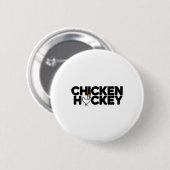 Lustiger Hühner-Jockey-Gestapelter-Wiederholungs-S Button (Vorne & Hinten)