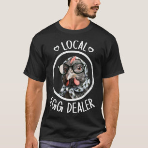 Lustiger Hühner-Lokaleierhändler für Hühnerfarmen  T-Shirt