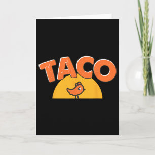 Lustiger Hühner-Meme Trendiger Taco Trump immer Hu Karte