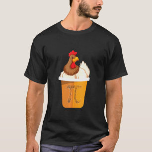 Lustiger Hühner Pot Pi Tag 3.14 Mathelehrer Männer T-Shirt