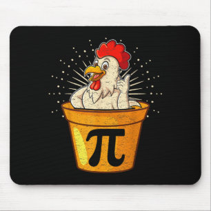 Lustiger Hühner-Topf-Mathe-Witz für Lehrer Schüler Mousepad