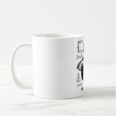 Lustiger Hühner-Topf-Rechner Mathematiklehrer Kaffeetasse (Links)