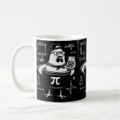 Lustiger Hühner-Topf-Rechner Mathematiklehrer  Kaffeetasse (Links)