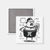 Lustiger Hühner-Topf-Rechner Mathematiklehrer Magnet (Vorderseite/Rückseite)